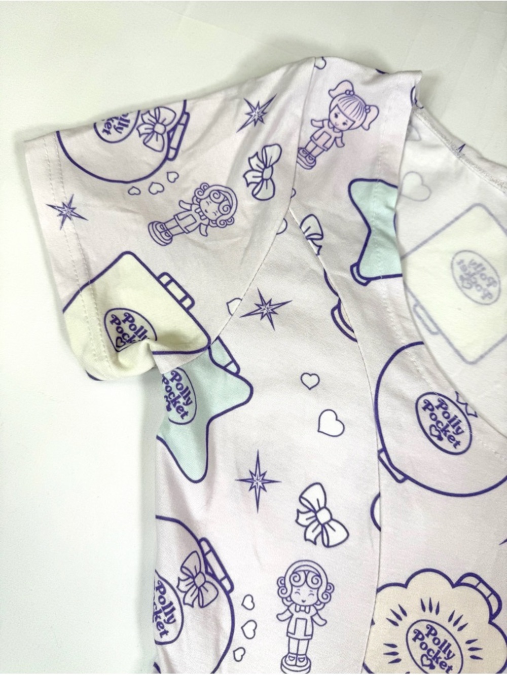 NWT POLLY POCKET X CAKEWORTHY Women’s M Dress Y2K Coquette Kawaii Mini Dress NEW - Picture 8 of 16